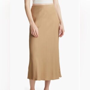 & Other Stories Tan Midi Skirt